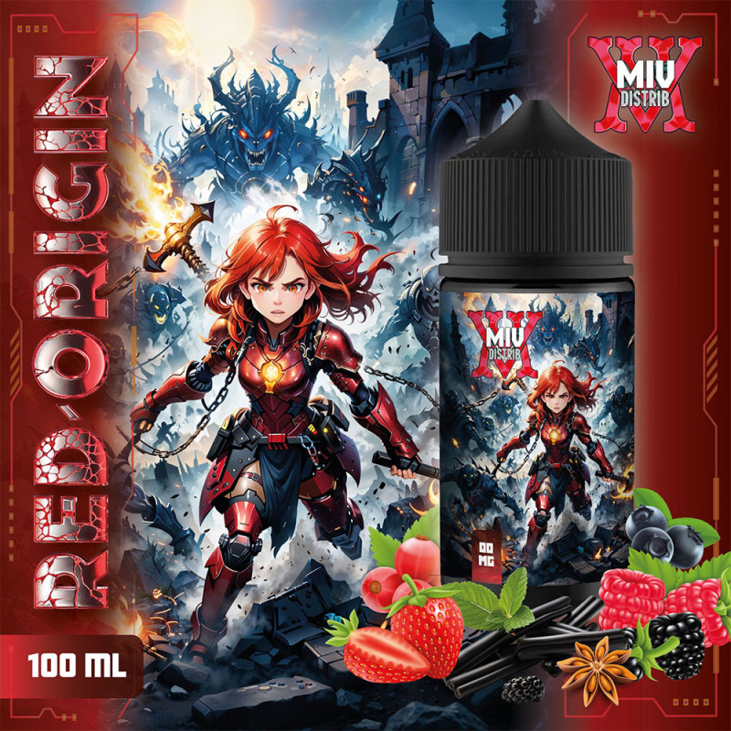 Red Origin 100ml (0mg) - Miv Distrib by Made In Vape