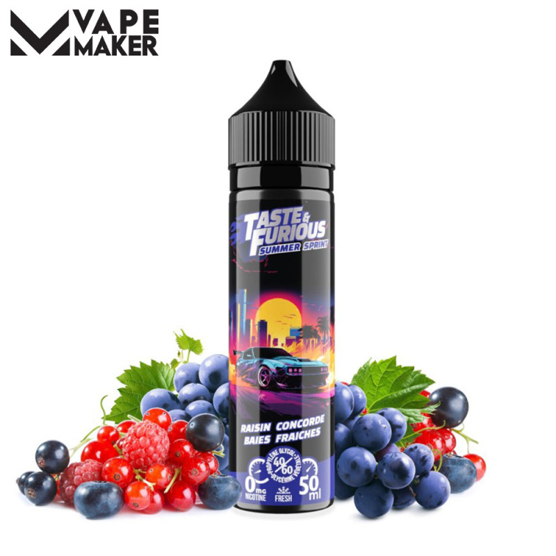 Summer Sprint 50ml (0mg) - Taste & Furious by Vape Maker
