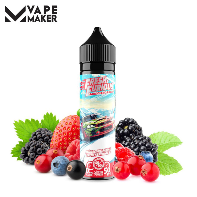 Bandoleros Road 50ml (0mg) - Fresh & Furious by Vape Maker