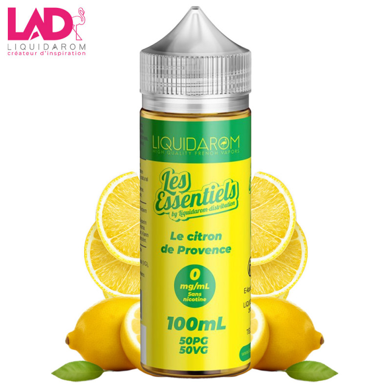 Citron de Provence 100ml -Les Essentiels by Liquidarom (0mg) - Citron de Provence 100ml -Les Essentiels by Liquidarom