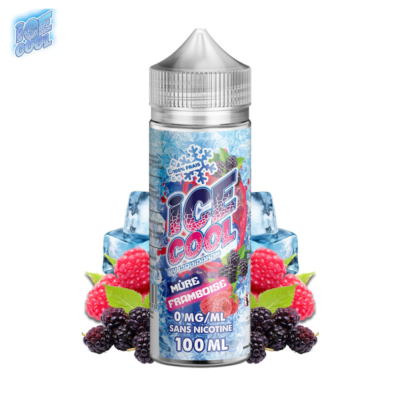 Mûre Framboise 100ml (0mg) - Ice Cool by Liquidarom