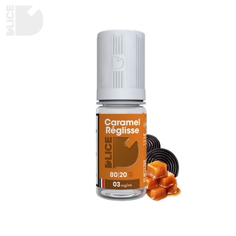 Caramel Réglisse 10ml (0mg) - Dlice