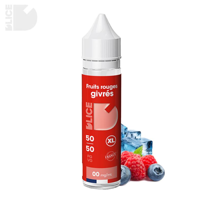 Fruits Rouges Givrés 50ml (0mg) - Dlice XL