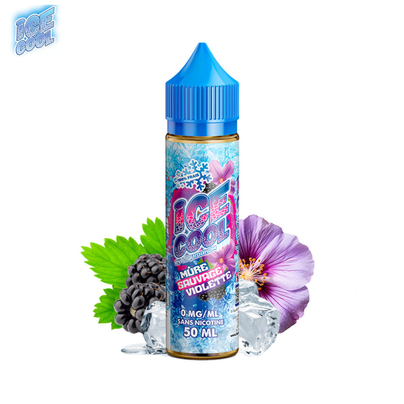Mûre Sauvage Violette 50ml (0mg) - Ice Cool by Liquidarom