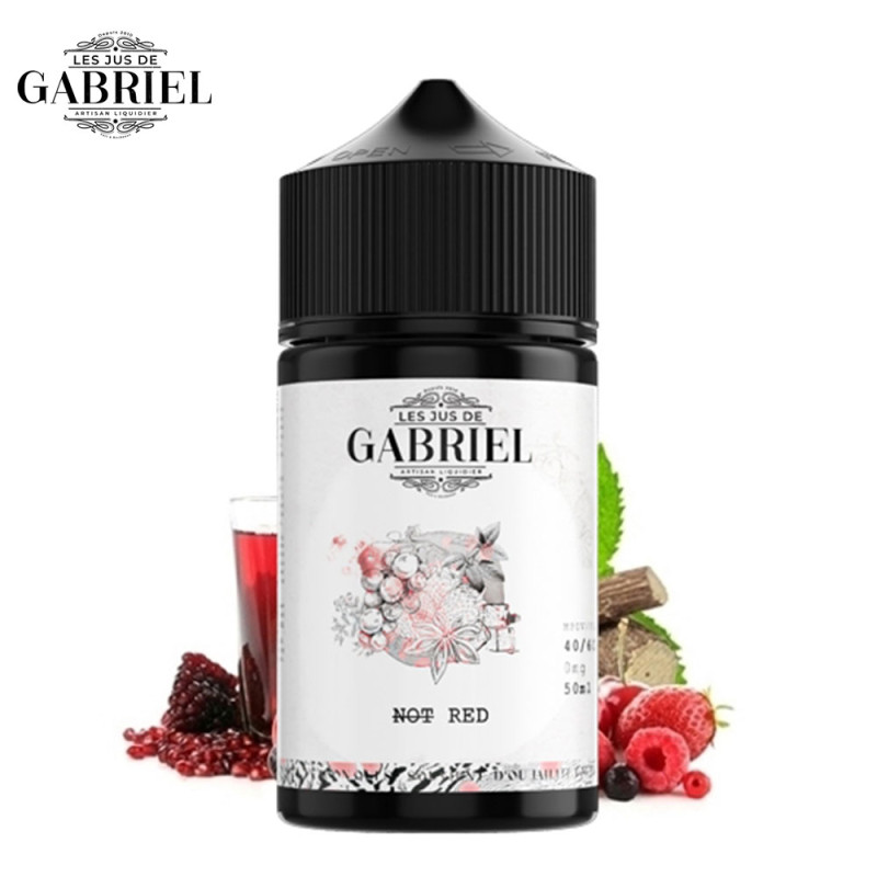 Not Red 50ml (0mg) - Jus Gabriel