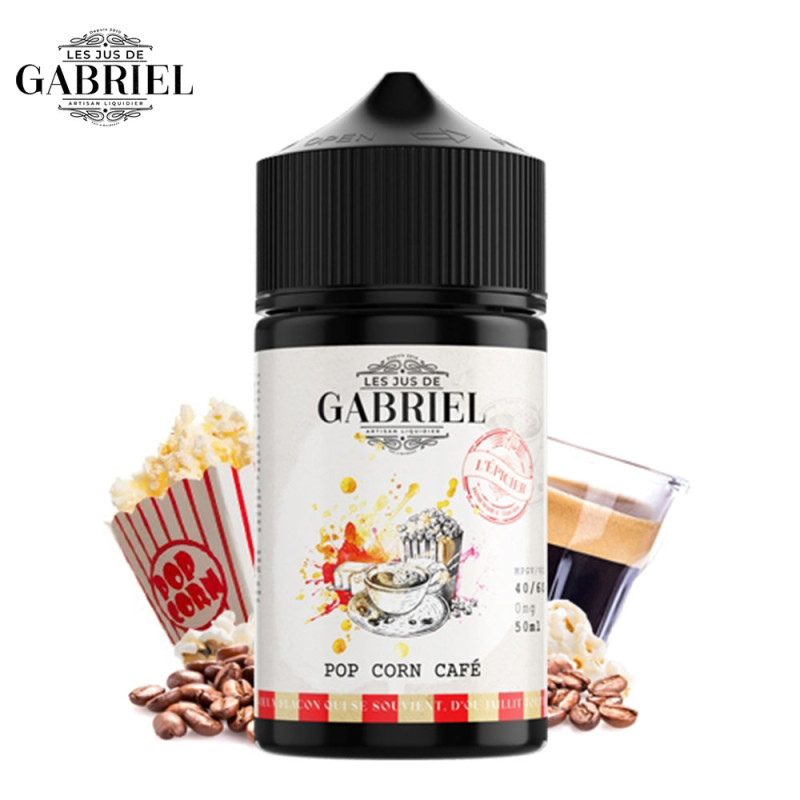 Pop Corn Café 50ml (0mg) - Jus Gabriel