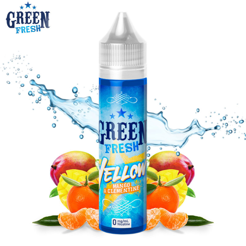 Yellow 50ml (0mg) - Green Fresh by ELIQUID France