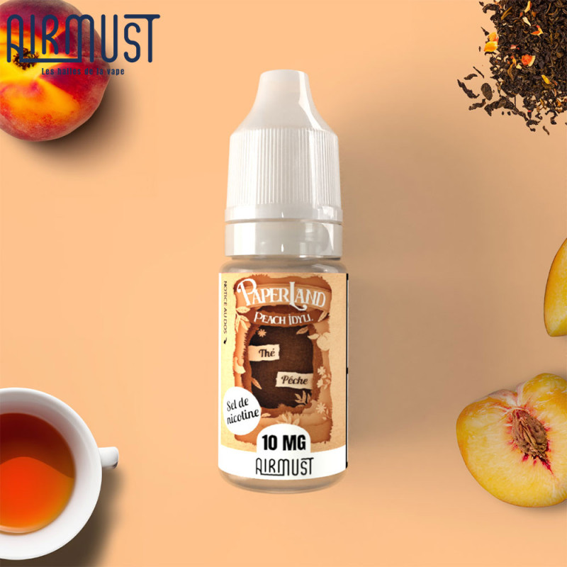 Peach Idyll 10ml Nic Salt (20mg) - Paperland by Airmust