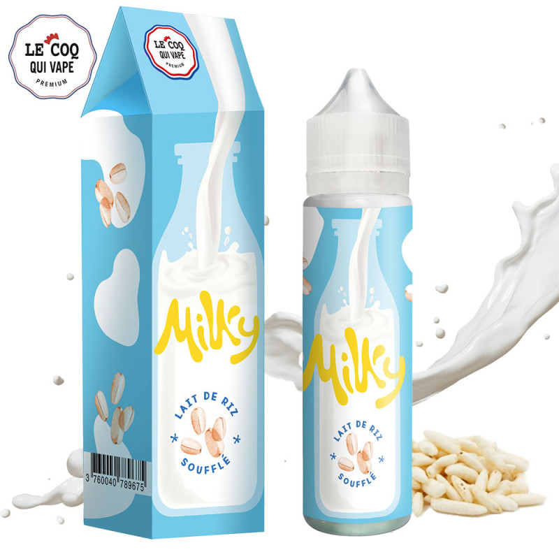 Milky Riz Soufflé 50ml (0mg) - Le Coq Qui Vape